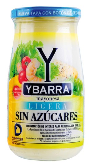 Mayonesa ligera sin azúcares
