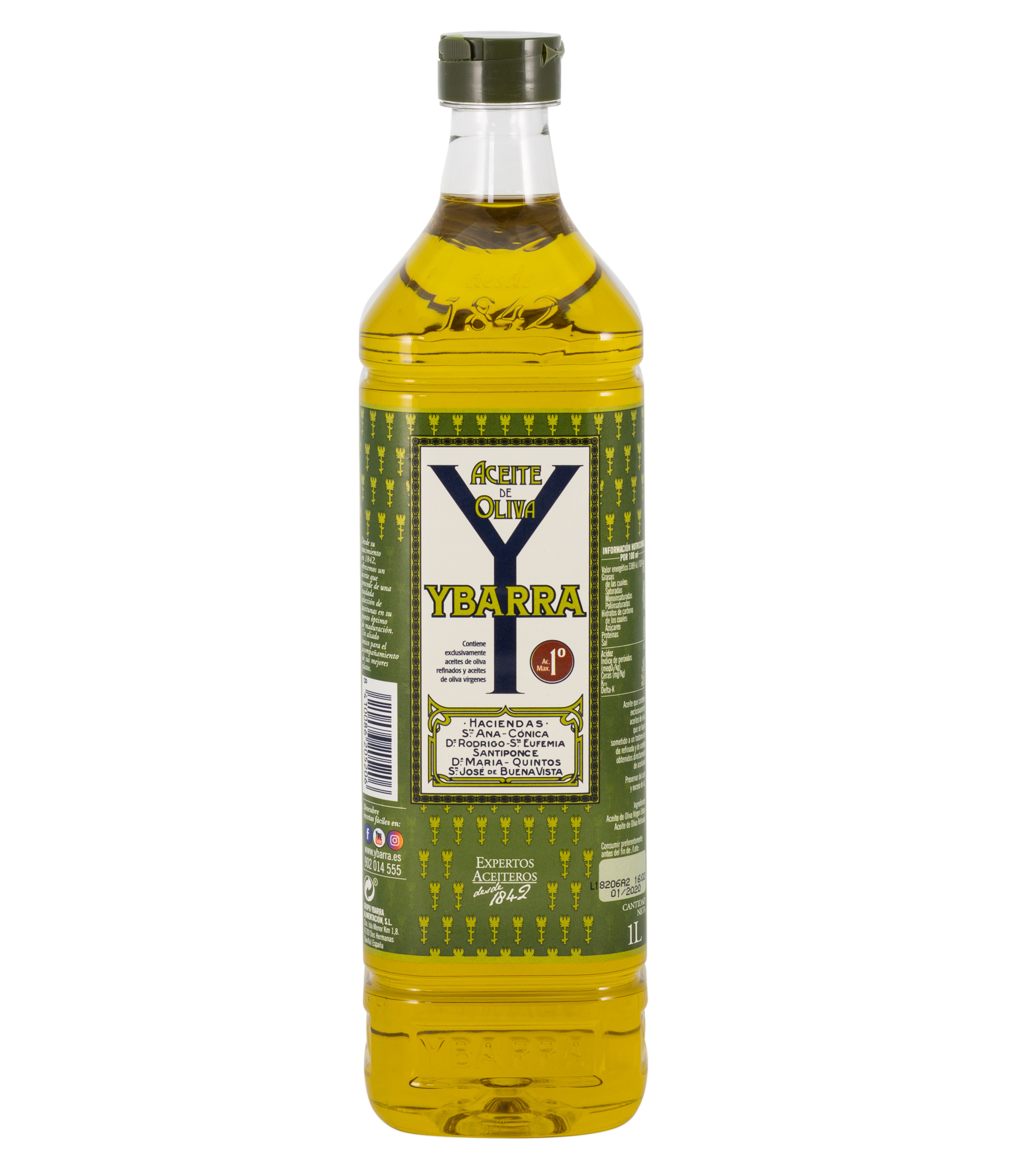 Aceite de Oliva Virgen Extra Gran Selección Ybarra