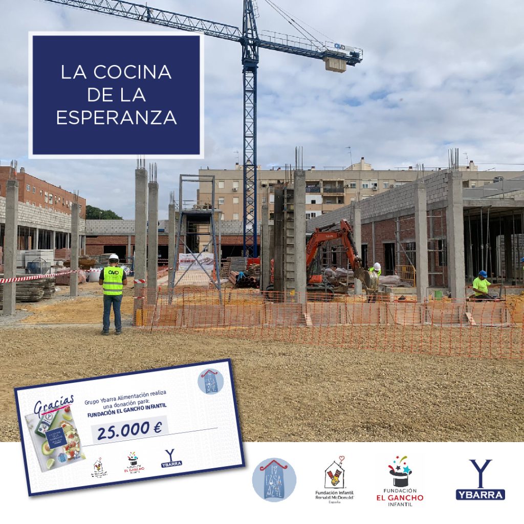 Ybarra alcanza los 100.000€ donados para el reto Tu Casa Azul