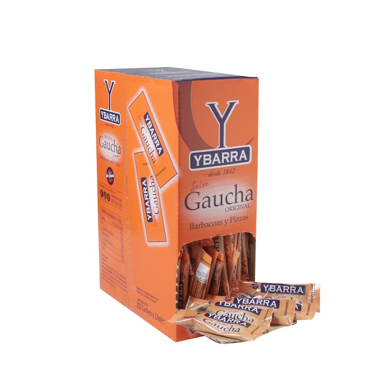 Caja monodosis sachets gaucha Ybarra