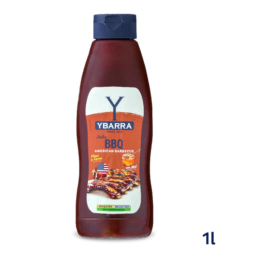 Bote salsa-bbq 1 litro