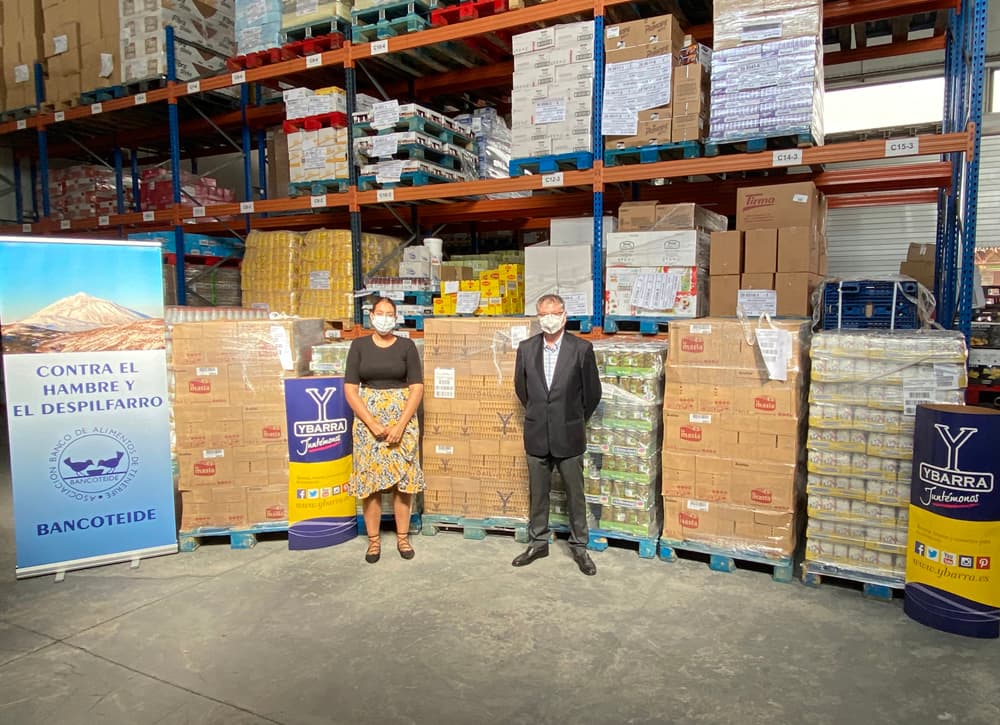 imagen de donacion_ybarra_banco_alimentos_TENERIFE