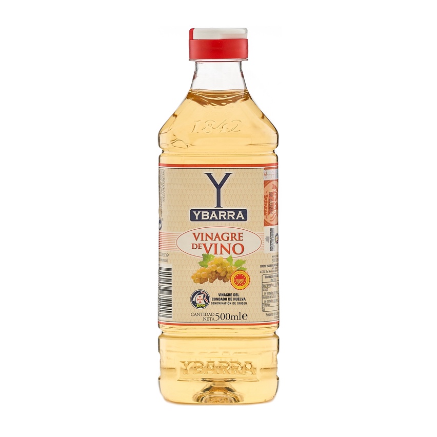 Botella de vinagre de vino Ybarra 500ml